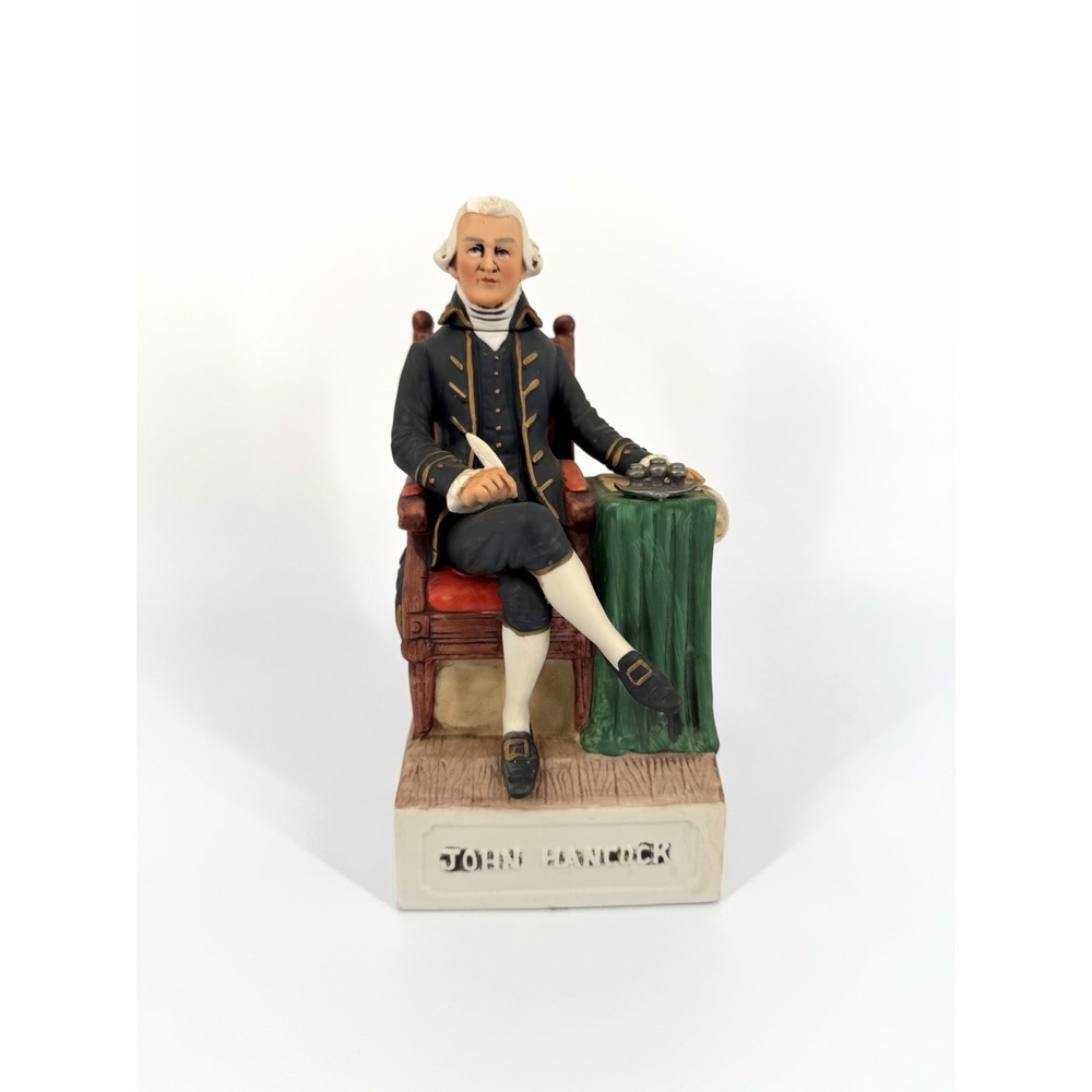 McCormick Distilling Porcelain John Hancock Decanter Figurine Collectibles